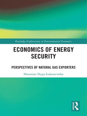 cover image of Economics of Energy Security